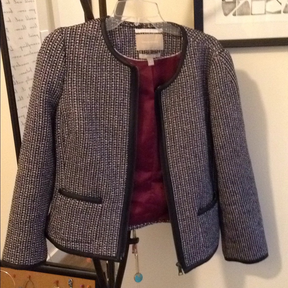 Banana Republic Tweed Moto Jacket / Blazer